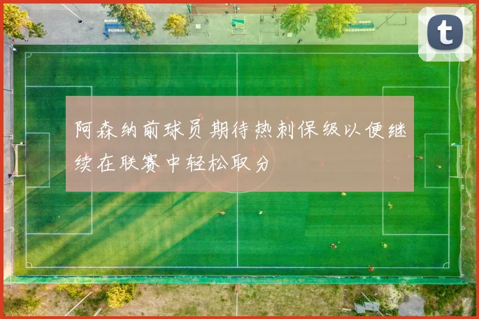 阿森纳前球员期待热刺保级以便继续在联赛中轻松取分